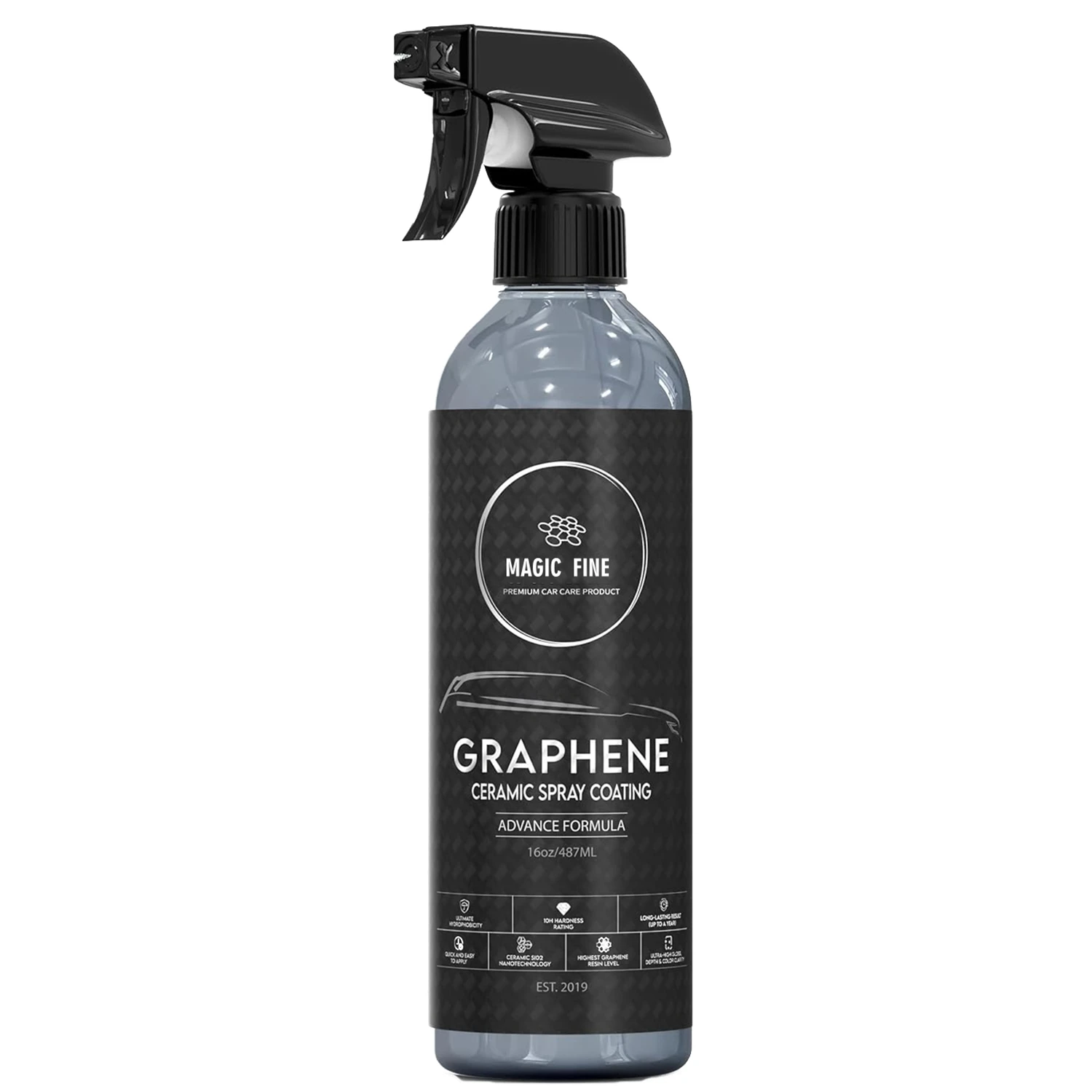 Car Wax Ceramic Coating - Revestimiento Cerámico de Grafeno en Aerosol,