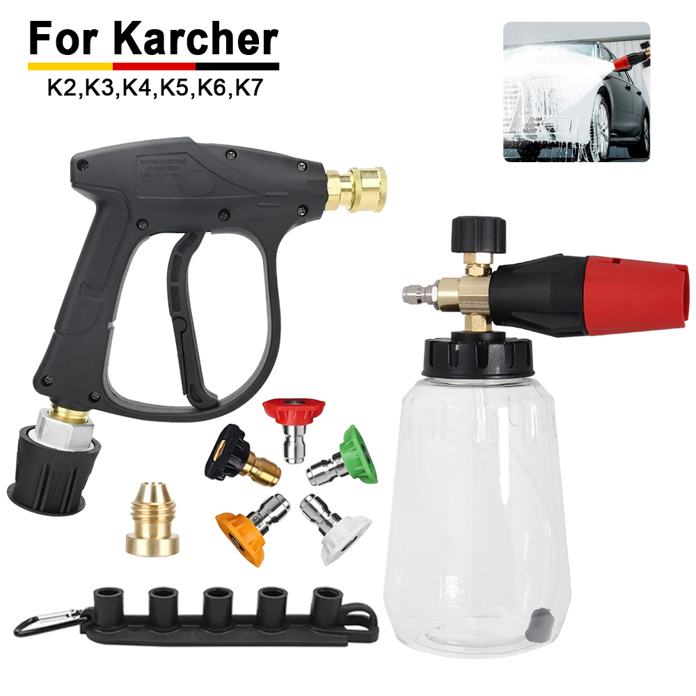 Kit de lanza de espuma para ni - Pressure Washer Foam Gun reseña y precio