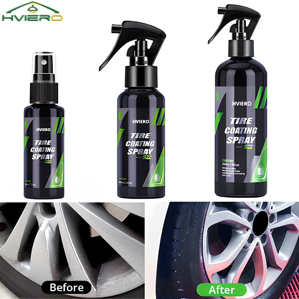 Brillo de neumáticos HVIERO S2 - Tire Shine Spray Sealant reseña y precio